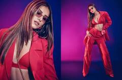 તારા સુતરિયાએ કરાવ્યું ફોટોશૂટ, રેડ આઉટફિટમાં એક્ટ્રેસે મચાવી સનસની