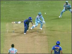 LSG Vs MI: लखनौविरुद्ध विचित्र पद्धतीनं बाद झाला इशान किशन, पाहून प्रेक्षकही झाले हैराण