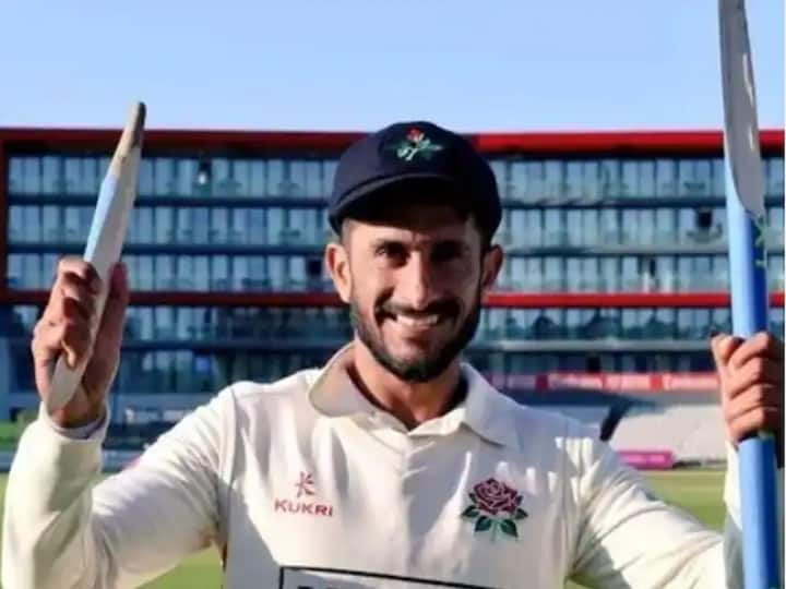 Hasan Alis Yorker breakes stump in Enlgands English County Division One matches Hasan Ali : इंग्लडमध्ये हसन अलीची घातक गोलंदाजी, यॉर्कर फेकून स्टम्पचे केले तुकडे, पाहा VIDEO