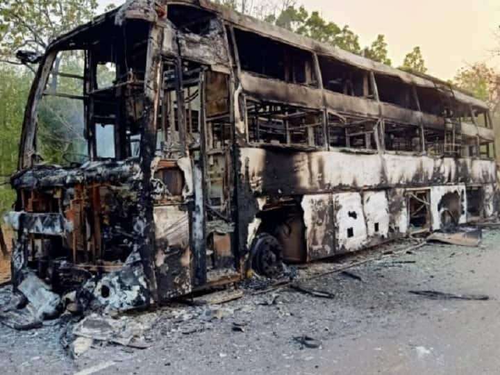 Maoists Set Bus on Fire in Chitnoor Of Alluri Sitarama Raju District Andhra Pradesh Maoists Set Bus on Fire: అర్ధరాత్రి రెచ్చిపోయిన మావోయిస్టులు, విశాఖ ఏజెన్సీలో బస్సు తగలబెట్టి బీభత్సం