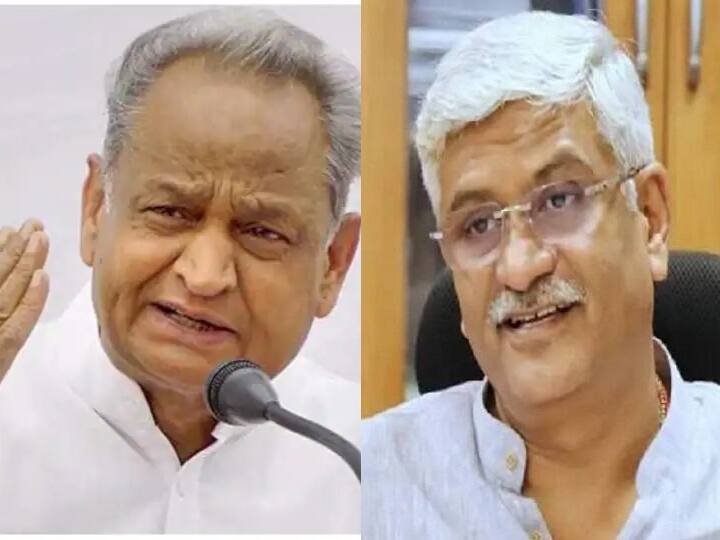 Alwar Rajasthan Union Minister Gajendra Singh Shekhawat targeted Ashok Gehlot government on officers caught taking bribe ANN Rajasthan: कलेक्टर के रिश्वत लेते पकड़े जाने पर केंद्रीय मंत्री गजेंद्र सिंह शेखावत का CM गहलोत पर तंज, बोले- भागते भूत की लंगोटी...