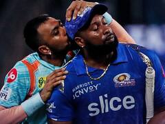 Watch: क्रुणाल पांड्या ने विकेट चटकाने के बाद कीरोन पोलार्ड को किया 'किस', तो भड़क गए फैंस