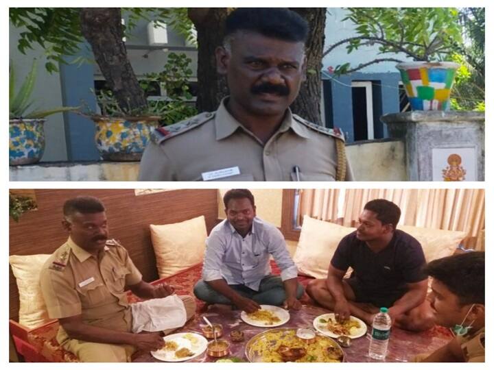 Nagapattinam inspector had lunch with the famous cannabis dealer நாகையில் கஞ்சா கடத்தல் கும்பலோடு பிரியாணி சாப்பிட்ட இன்ஸ்பெக்டர் காத்திருப்போர் பட்டியலுக்கு மாற்றம்