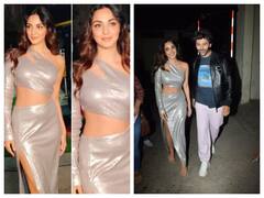 Bhool Bhulaiyaa 2: हाई-स्लिट स्कर्ट पहने कियारा आडवाणी का दिखा बेहद ग्लैमरस अवतार, कूल अंदाज में नजर आए कार्तिक आर्यन