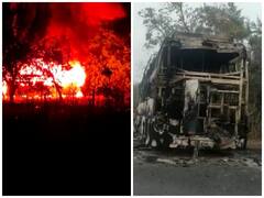 Bastar News: बस्तर में नक्सलियो ने बंद के दौरान यात्री बस में लगाई आग, नेशनल हाइवे में दिया घटना को अंजाम
