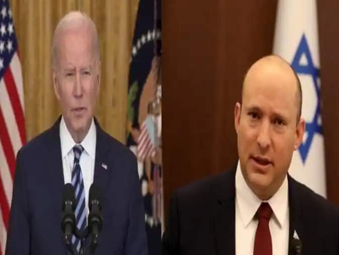 US President Biden accepts Bennett invitation to visit Israel Joe Biden To Visit Israel: ઇઝરાયલ જશે અમેરિકાના રાષ્ટ્રપતિ, ઇરાનને લઇને  બાઇડેન અને બેનેટ વચ્ચે થઇ વાતચીત