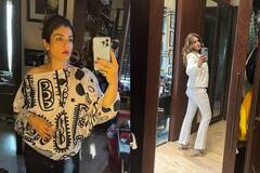 Raveena Tandon Photos: रवीना टंडन को सेल्फी क्वीन कहना गलत नहीं, घर से निकलने से पहले हर मिरर पर अपना चेहरा निहारती हैं एक्ट्रेस