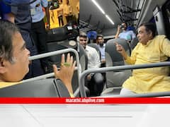 Electric Bus : सोलापुरातल्या प्रिसिजन ग्रुपने बनवलेल्या इलेक्ट्रिक बसमधून गडकरींची सफर