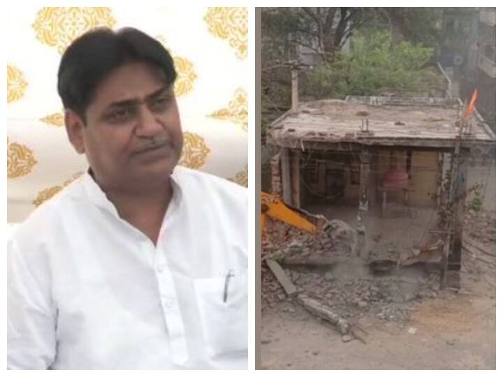 Alwar Shiva Temple Demolition Political turmoil continues Rajasthan Congress President will reach temple site in Rajgarh Alwar Temple Demolition: मंदिर को लेकर घमासान जारी, आज राजस्थान कांग्रेस अध्यक्ष पहुंचेंगे मंदिर स्थल, VHP की ये है योजना