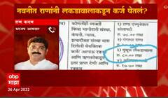 Navneet Rana यांनी डी गँगशी संबंधित युसुफ लकडावालाकडून 80 लाखांचे कर्ज घेतल्याचे संजय राऊतांचे आरोप