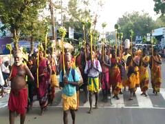 வைத்தீஸ்வரன் கோயிலுக்கு பலநூறு கி.மீ பாதயாத்திரையாக வந்து நேர்த்திக்கடன் செலுத்திய நகரத்தார்