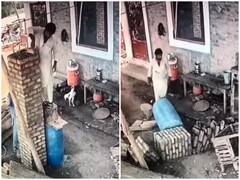 Watch: ईंटों की चिनाई के दौरान मिस्त्री से हुई ऐसी गड़बड़, भर भराकर गिरा स्ट्रक्चर