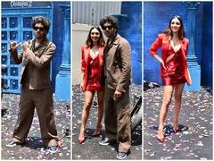 Bhool Bhulaiyaa 2 Trailer Launch: कार्तिक आर्यन संग शॉर्ट रेड ड्रेस में बाइक पर कियारा ने ली धमाकेदार एंट्री, सामने आईं ये तस्वीरें