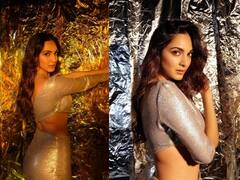 Kiara Advani Photos : सिल्वर क्रॉप टॉप अन् थाय हाय स्लिट स्कर्ट; कियारा अडवाणीचा गॉर्जियस लूक