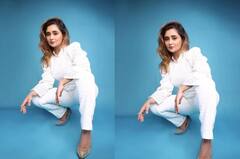 ਵ੍ਹਾਈਟ ਪੈਂਟਸੂਟ 'ਚ Rashami Desai ਨੇ ਫਲੌਂਟ ਕੀਤਾ ਆਪਣਾ ਬੌਸ ਬੇਬੀ ਸਟਾਈਲ, ਵੇਖ ਫੈਨਸ ਹੋਏ ਇੰਪ੍ਰੈਸ