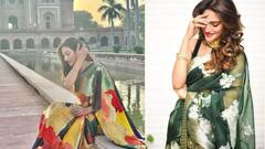 Nusrat Jahan Photos: ટ્રાન્સપરન્ટ સાડી પહેરી સાંસદ નુસરત ઝહાંએ બતાવ્યો નેચરલ બ્યુટી અંદાજ, જુઓ ફોટો