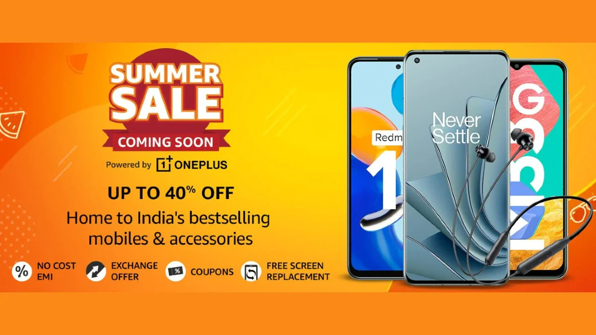 Amazon Summer Sale : ஸ்மார்ட்ஃபோன்களுக்கு 40 சதவிகிதம் ஆஃபர்.. விரைவில் வரும் அமேசான் கோடைக்கால தள்ளுபடி!