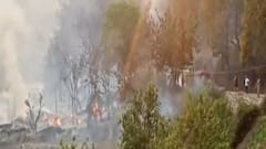 Bageshwar बैजनाथ रेंज के जंगलों में लगी आग, 9 गौशालाएं जलकर खाक...देखिए