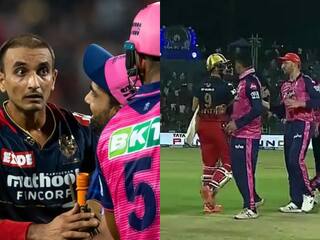 RCB vs RR: मैच के बाद हर्षल पटेल की इस हरकत की हो रही आलोचना, रियान पराग के साथ किया ऐसा सलूक