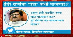 Sanjay Raut: आता ईडी नवनीत यांना चहा पाजणार का? डी गॅंगला का वाचवण्यात येतंय? ABP Majha