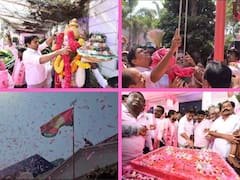 TRS Plenary: తెలంగాణ భవన్‌లో పార్టీ జెండా ఎగురవేసిన మంత్రి కేటీఆర్ - బాధపడొద్దు అంటూ మిగతా వారికి సూచన