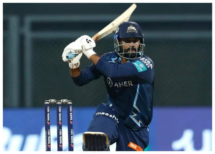 IPL 2022 Gujarat Titans won by 5 wickets against Sunrisers Hyderabad राहुल-राशिदच्या वादळापुढे उमरानची गोलंदाजी फिकी, गुजरातचा पाच गड्यांनी विजय