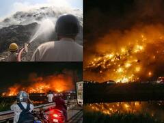 Delhi Fire: दमकल ने पाया Bhalswa Landfill पर लगी भीषण आग पर काबू, धुंए की चपेट में पूरा इलाका, देखें तस्वीरें