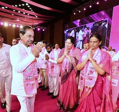 TRS Plenary Photos: గులాబీ రంగు అద్దుకున్న హైదరాబాద్‌- ప్లీనరీతో టీఆర్‌ఎస్ శ్రేణుల్లో నూతన ఉత్సాహం