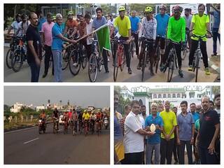 உயர்நீதிமன்ற மதுரைக்கிளை நீதிபதிகள், வழக்கறிஞர்கள்.. வெற்றிகரமாக நடைபெற்ற 15 கி.மீ தூர சைக்கிள் பேரணி