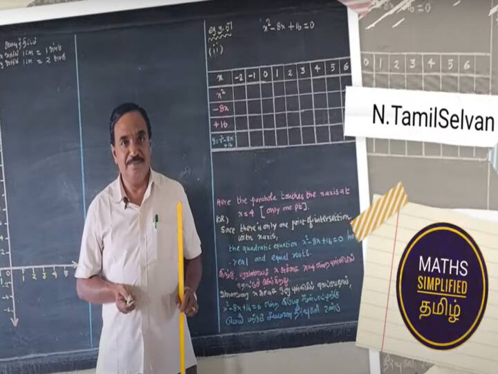 govt school maths teacher you tube video goes on viral Youtube வீடியோ வாயிலாக கணிதப்பாடம்.. டிரெண்டாகும் அரசுப்பள்ளி ஆசிரியர்..