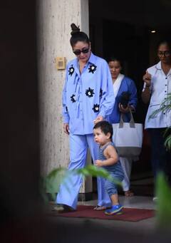 Kareena-Jeh Photos : नात्यातील गोडवा... मम्मी करीनासोबत मस्ती करताना दिसला 'जेह'