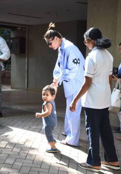 Kareena-Jeh Photos : नात्यातील गोडवा... मम्मी करीनासोबत मस्ती करताना दिसला 'जेह'