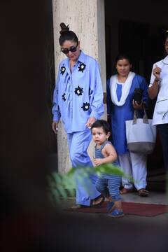 Kareena-Jeh Photos: मम्मी का हाथ छुड़कार भागते जेह को ऐसे संभालती दिखीं करीना कपूर, देखें तस्वीरें
