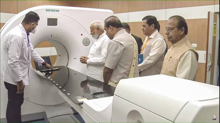 The cancer centre has been developed by Assam Cancer Care Foundation (ACCF), a joint venture of the state government and Tata Trusts. (Source: PTI)