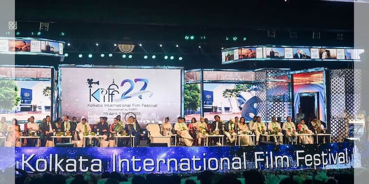 KIFF: On the fourth day of Kolkata International Film Festival allegation of screen being dark for a long time KIFF: কলকাতা ফিল্ম ফেস্টিভ্যালের চতুর্থ দিনে ‘বিপত্তি’, দীর্ঘক্ষণ পর্দা অন্ধকার থাকার অভিযোগ