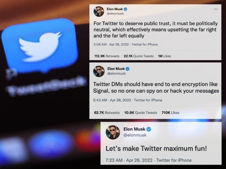 End-To-End Encryption For Twitter DMs To 'Maximum Fun': Elon Musk Is Tweeting Away His Twitter Plans