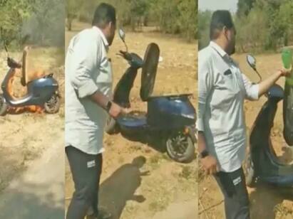 Man explains why he chose to burn his Ola S1 Pro electric scooter on video ரூ. 1.5 லட்சம்! ஆசையாக வாங்கிய ஓலா ஸ்கூட்டரை எரித்தது ஏன்? - உரிமையாளர் விளக்கம்