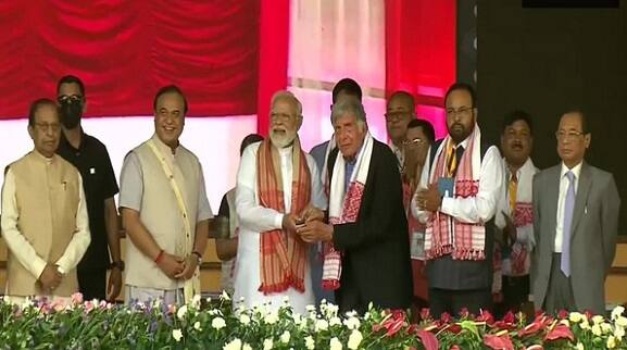 PM Modi, Ratan Tata inaugurate 7 state-of-the-art cancer hospitals in Assam Cancer Hospital in Assam: অসমে দক্ষিণ এশিয়ার সবথেকে বড় ক্যানসার কেয়ার নেটওয়ার্কের উদ্বোধন প্রধানমন্ত্রীর