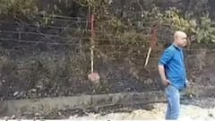 Mussoorie के जंगल में भीषण आग, फायर ब्रिगेड-वन विभाग की टीम आग बुझाने में जुटी