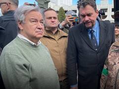 Ukraine Russia War: यूक्रेन में युद्ध से प्रभावित इलाकों का UN महासचिव एंटोनियो गुतारेस ने किया दौरा, कहा- 'War Is Evil'