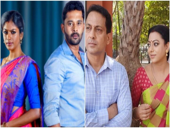 bhagayalakshmi and bharathi kannama families are in same episode very soon பாரதி கண்ணம்மா - பாக்கியலட்சுமி குடும்பங்கள் விரைவில் மெகா சங்கமம்..! ரசிகர்கள் குஷி!