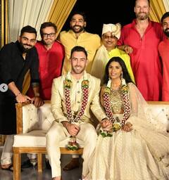 Anushka-Virat Update: আইপিএলের মাঝেই ম্যাক্সওয়েলের বিয়ের রিসেপশন, ভারতীয় সাজে সস্ত্রীক ডু প্লেসিও