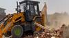 UP News: Bulldozer destroys illegal properties in Ghaziabad