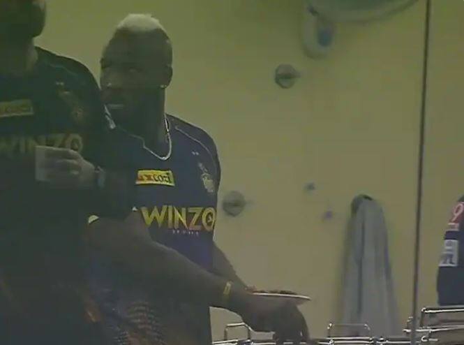 IPL 2022: Andre Russell arrives for dinner as soon as he is out at Zero IPL 2022 : ਜ਼ੀਰੋ 'ਤੇ ਆਊਟ ਹੁੰਦੇ ਹੀ ਸਿੱਧਾ ਡਿਨਰ ਕਰਨ ਪਹੁੰਚੇ ਆਂਦਰੇ ਰਸੇਲ, ਸੋਸ਼ਲ ਮੀਡੀਆ 'ਤੇ ਇੰਝ ਉਡਣ ਲੱਗਾ ਮਜ਼ਾਕ