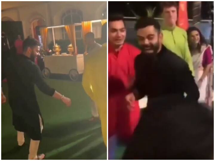 Virat Kohli Grooves To 'Oo Antava' From 'Pushpa' & 'Nacho Nacho' From RRR At A Wedding, See Viral Videos Virat Kohli Grooves To 'Oo Antava' From 'Pushpa' & 'Naacho Naacho' From RRR At A Wedding, See Viral Videos