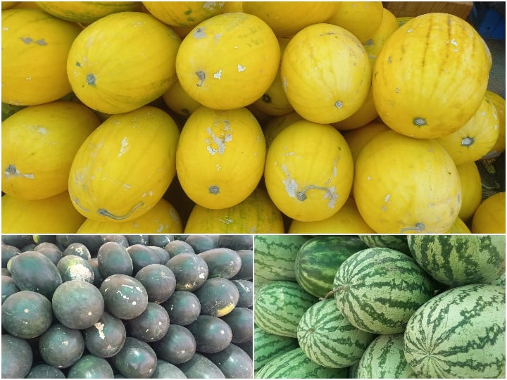 Rajasthan Yellow watermelon became the center of attraction in the market , know the specialty ANN Rajasthan: राजस्थान के मार्केट में सबका ध्यान खींच रहा 'पीले रंग का तरबूज', जानें इसकी खासियत