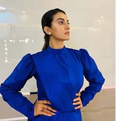 ਨੀਲੀ ਡ੍ਰੈੱਸ 'ਚ ਪਰਫੈਕਟ ਫਿਗਰ ਫਲਾਂਟ ਕਰਦੀ ਨਜ਼ਰ ਆਈ ਭੋਜਪੁਰੀ ਅਭਿਨੇਤਰੀ Akshara Singh, ਅਦਾਕਾਰਾ ਦੇ ਲੁੱਕ ਨੇ ਉਡਾਏ ਫ਼ੈਨਜ ਦੇ ਹੋਸ਼