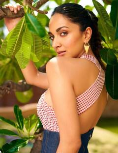 કિયારા અડવાણીનો ડેનિમ ચેફર્ડ ડેપ્ડ ફ્લેયર્ડ જંપસૂટમાં જોવા મળ્યો કાતિલ અંદાજ