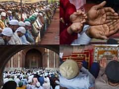 Alvida Juma Namaz: दिल्ली की जामा मस्जिद में नमाज़ियों ने अदा की अलविदा जुमे की नमाज़, देखें तस्वीरें