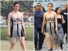 Dhaakad Trailer Launch: ट्रेलर लॉन्च पर लिए कंगना रनौत ने 'धाकड़' अंदाज में मारी हेलीकॉप्टर से एंट्री, यहां देखें तस्वीरें